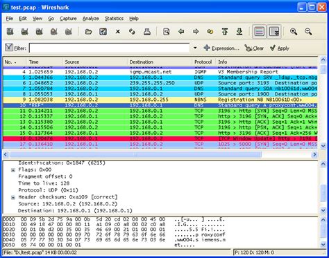 wireshark packet sniffer